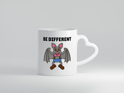 Be Different Geschenk Humor Geschenkidee lustiger Spruch Tasse