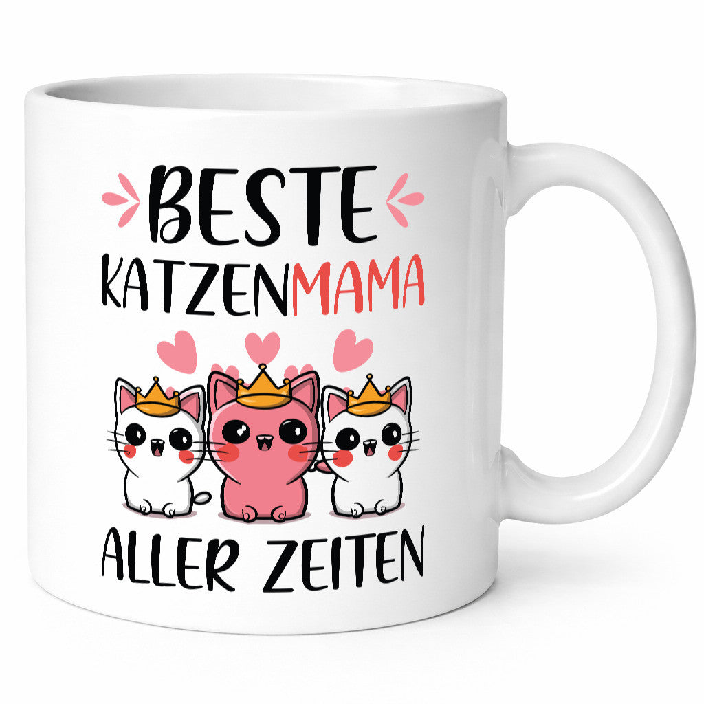 Beste Katzenmama aller Zeiten | Katzenliebhaberin lustiger Spruch Geschenk