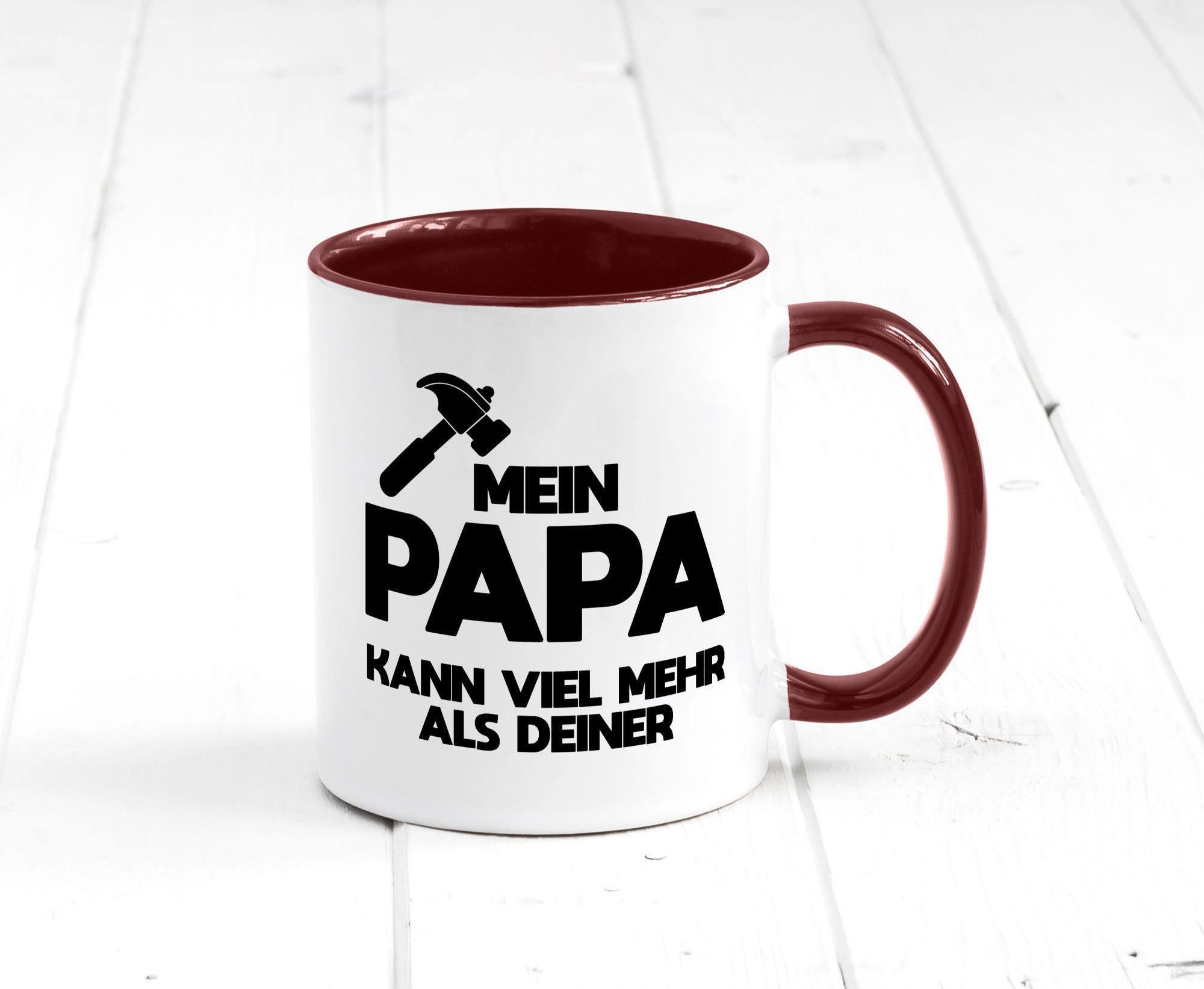 Mein papa kann viel mehr als deiner | Bester lustiger Spruch Geschenk Humor