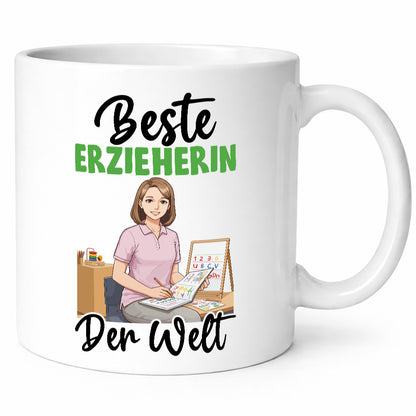 Beste Erzieherin | Pädagogin Schule v2 lustiger Spruch Geschenk Humor