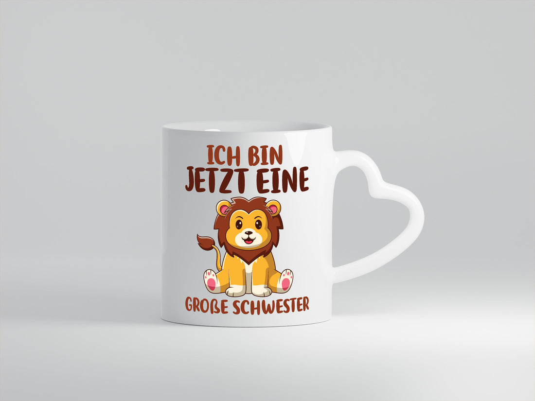 Ich bin jetzt eine Große Schwester | Löwen Geschwister Geschenk Humor