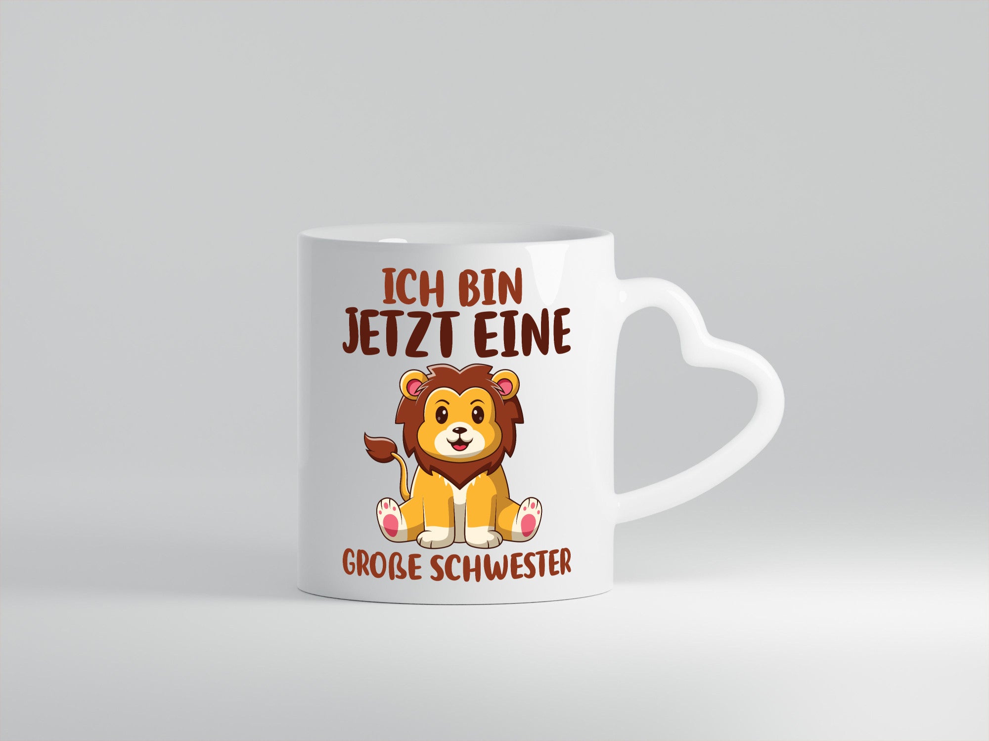 Ich bin jetzt eine Große Schwester | Löwen Geschwister Geschenk Humor