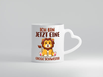 Ich bin jetzt eine Große Schwester | Löwen Geschwister Geschenk Humor