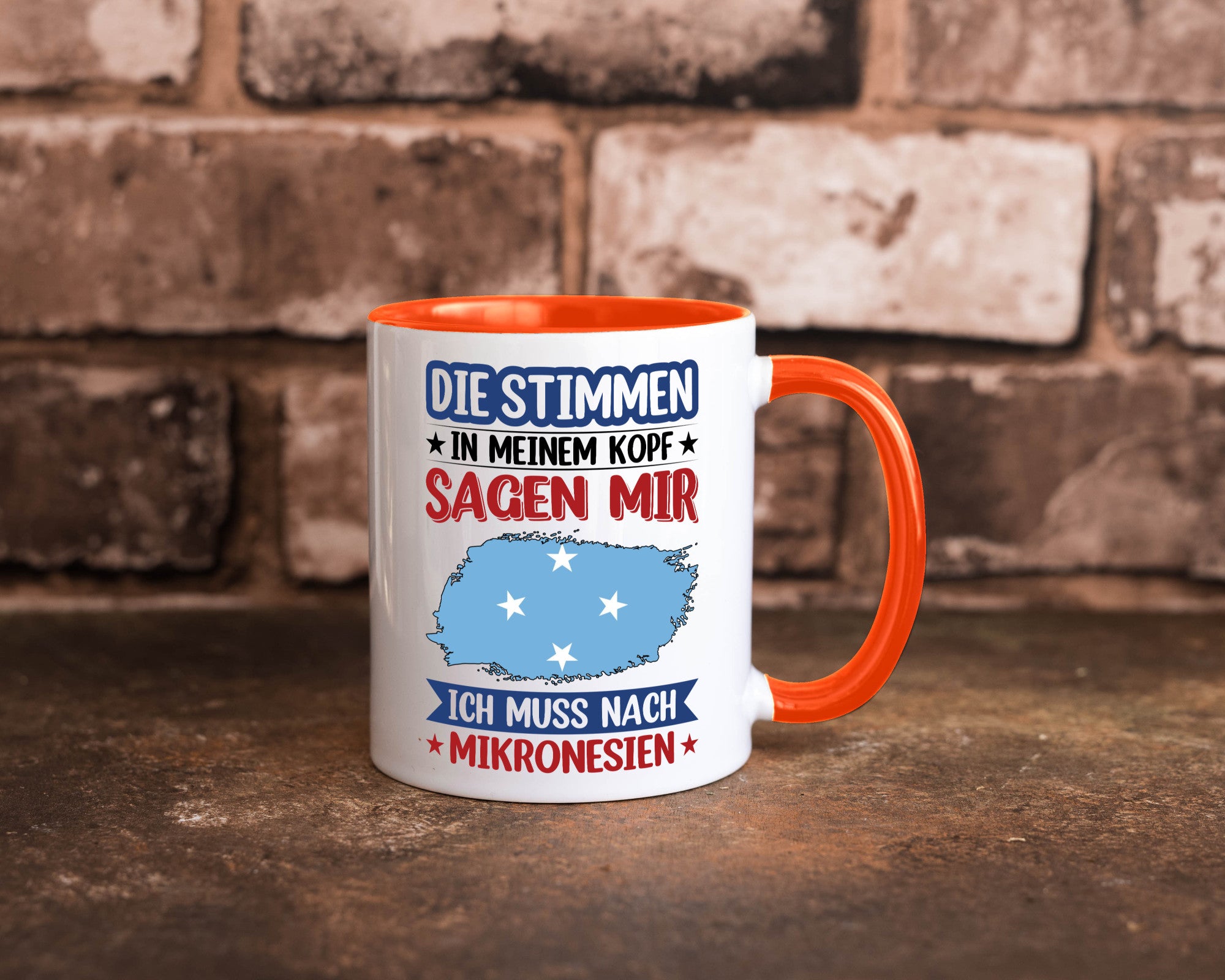 Mikronesien | Urlaub Stimmen in meinem Kopf Traumland Geschenk Humor