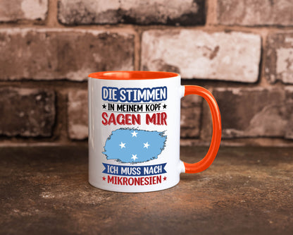 Mikronesien | Urlaub Stimmen in meinem Kopf Traumland Geschenk Humor