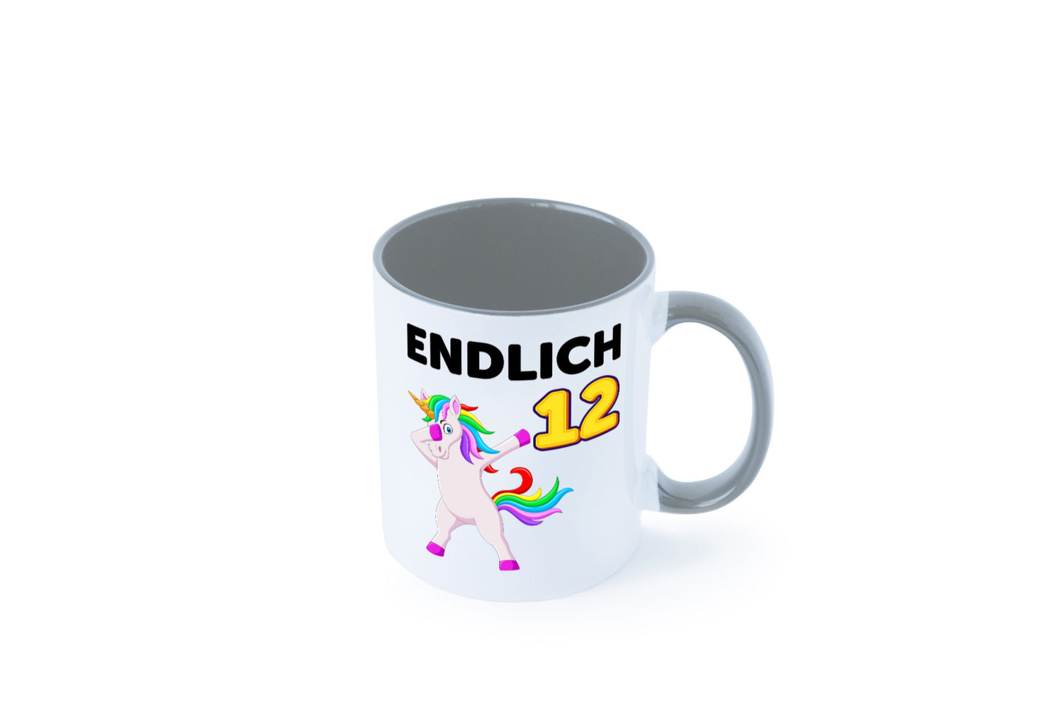 12. Geburtstag | endlich 12 Jahre Einhorn Mädchen lustig Geschenkidee Geschenk