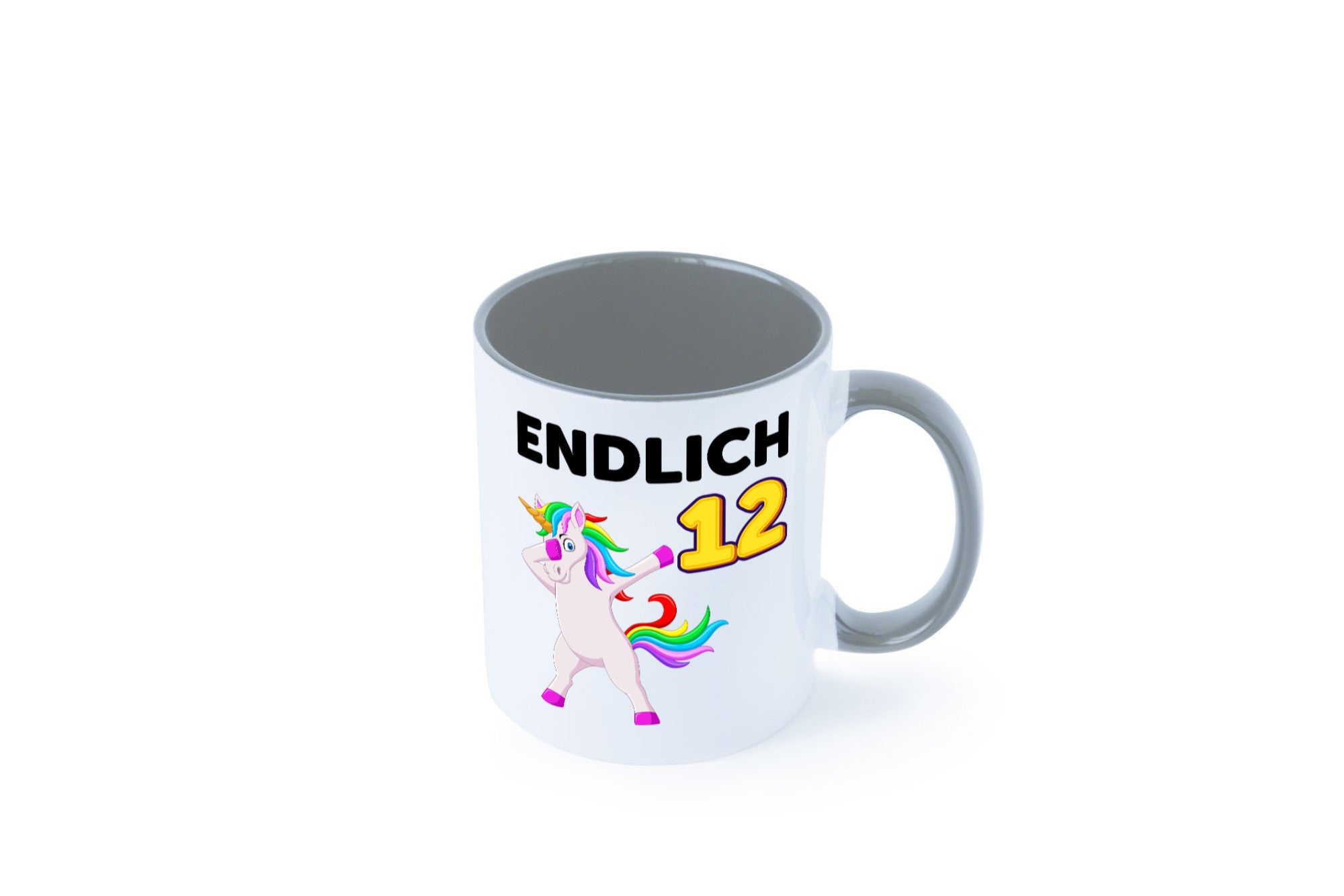12. Geburtstag | endlich 12 Jahre Einhorn Mädchen lustig Geschenkidee Geschenk