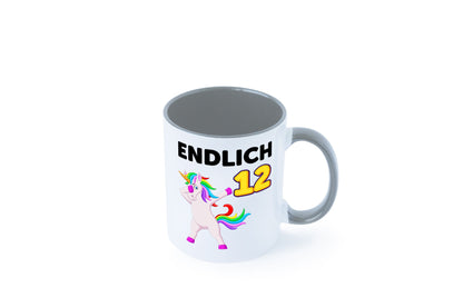 12. Geburtstag | endlich 12 Jahre Einhorn Mädchen lustig Geschenkidee Geschenk