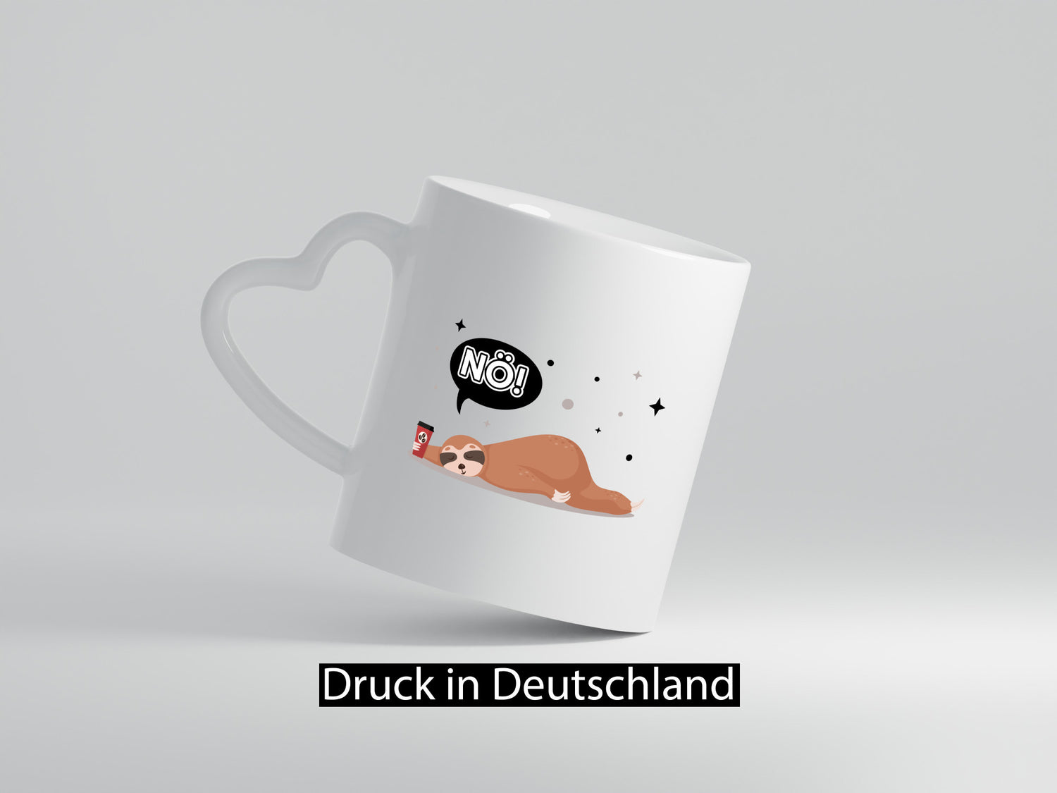 Nö! Ich bin Müde Faultier Geschenk Tierliebhaber Humor lustiger Spruch Tasse