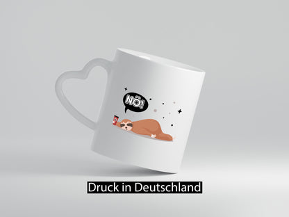 Nö! Ich bin Müde Faultier Geschenk Tierliebhaber Humor lustiger Spruch Tasse