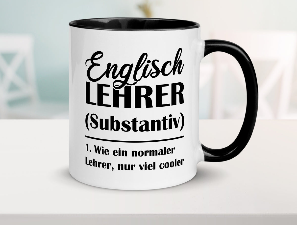 Englisch Lehrer, normal, nur viel cooler Geschenk Humor Geschenkidee lustiger Tasse