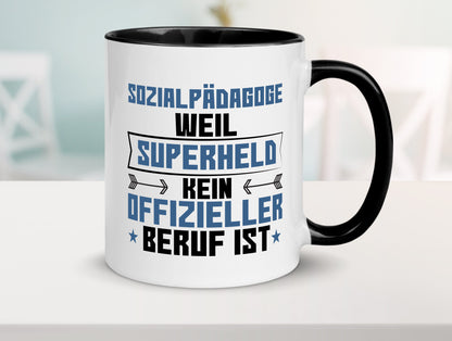 Superheld Sozialpädagoge | Pädagoge lustig Humor Geschenkidee Geschenk Tasse