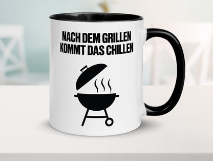 Nach dem Grillen kommt das Chillen | Grillmeister Party Geschenk Humor