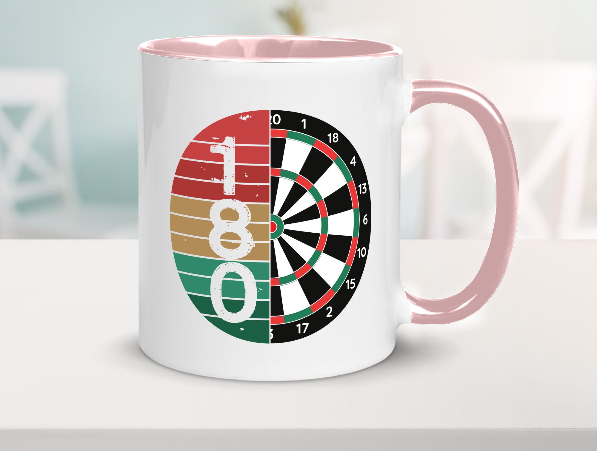 Dartsboard | Retro Dartspieler Kollege Freunde Geschenkidee Arbeit Kollegen