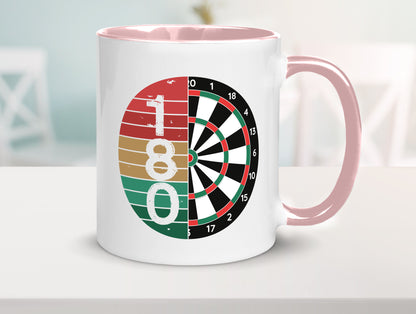 Dartsboard | Retro Dartspieler Kollege Freunde Geschenkidee Arbeit Kollegen