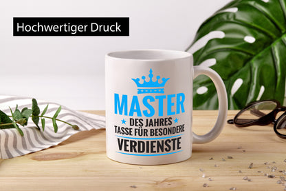 Besonderer Verdienst: Master | Universität Student lustig Humor Geschenkidee