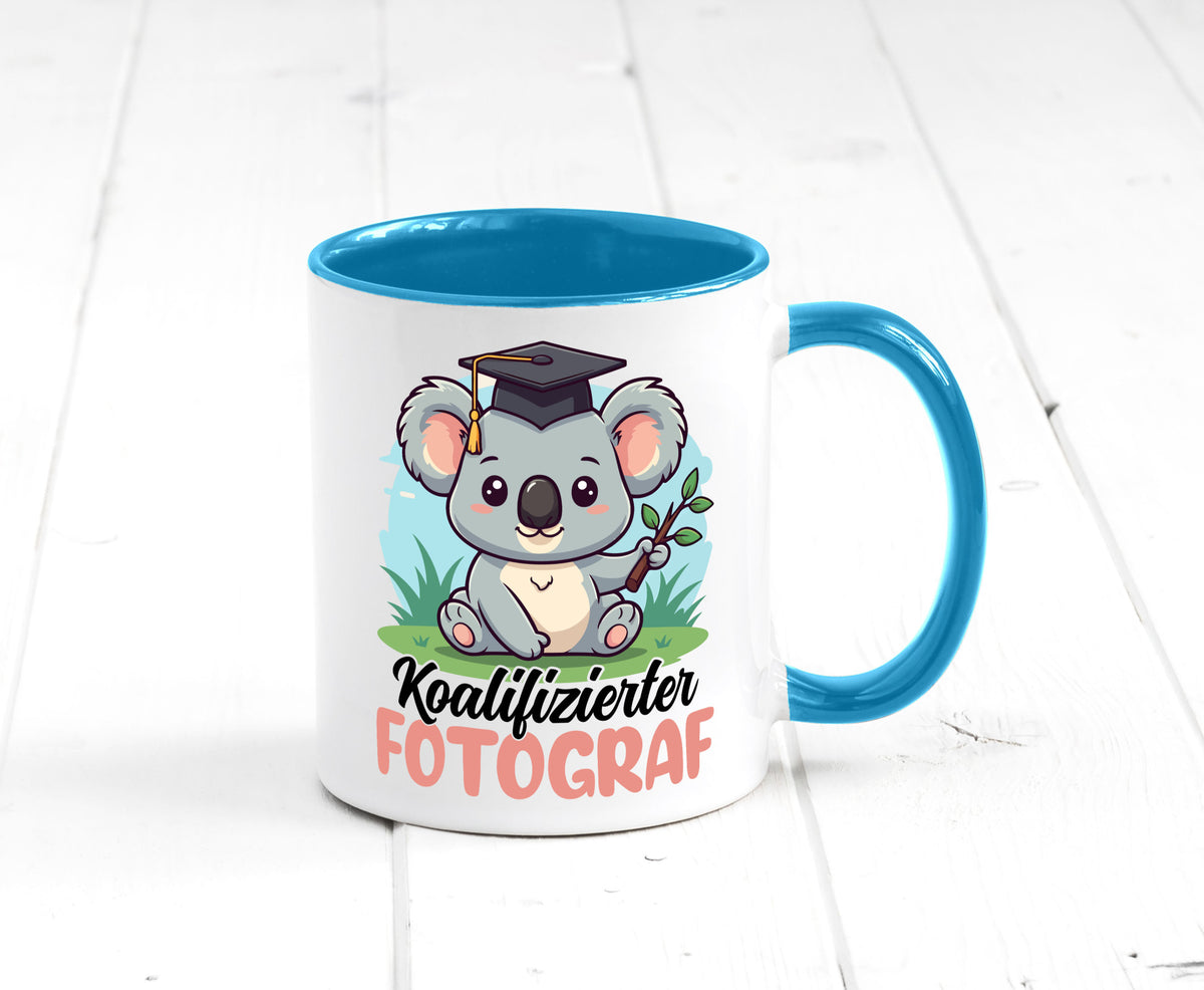 Koalifizierter Fotograf | Fotografie Kamera Geschenk Humor Geschenkidee Tasse