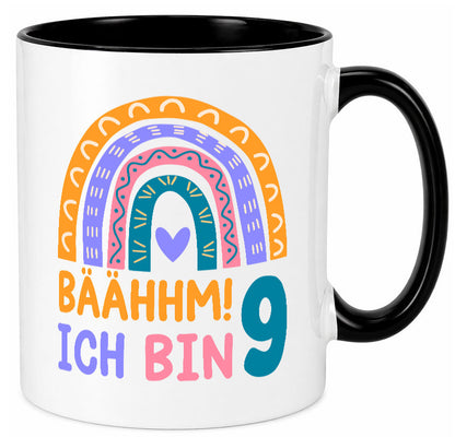 9. Geburtstag | 9 Jahre Regenbogen Bääm Mädchen Geschenk Geschenkidee lustiger
