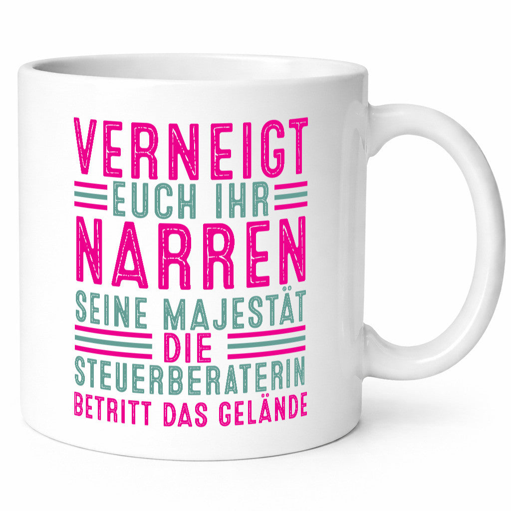 Verneigt euch: Steuerberaterin | Steuer Beratung Geschenkidee Humor Tasse