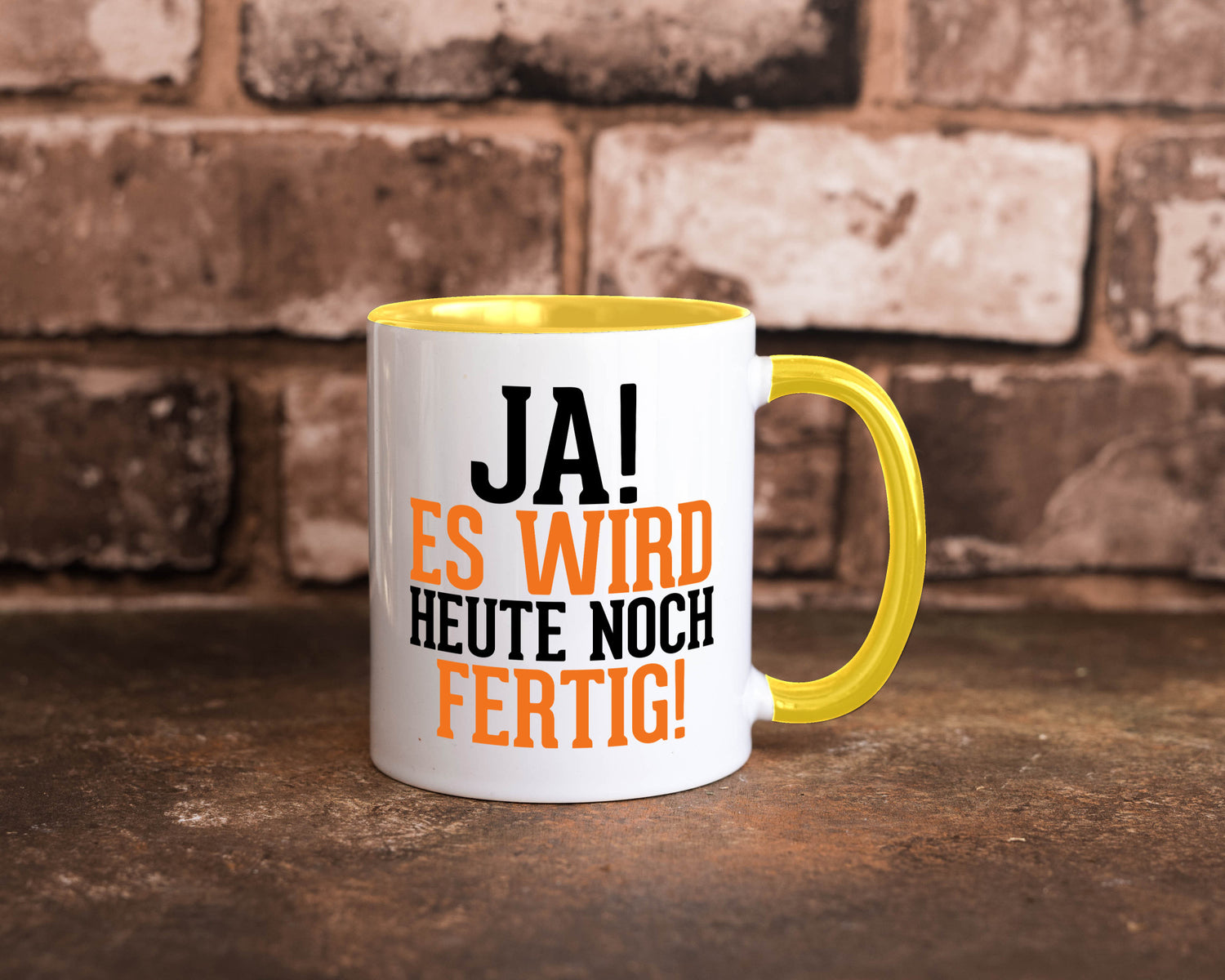 Ja es wird heute noch fertig | Arbeit Kollegen Werkstatt Humor Büro