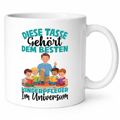Im Universum: Kinderpfleger | Pfleger Kinder lustig Humor Geschenkidee Geschenk