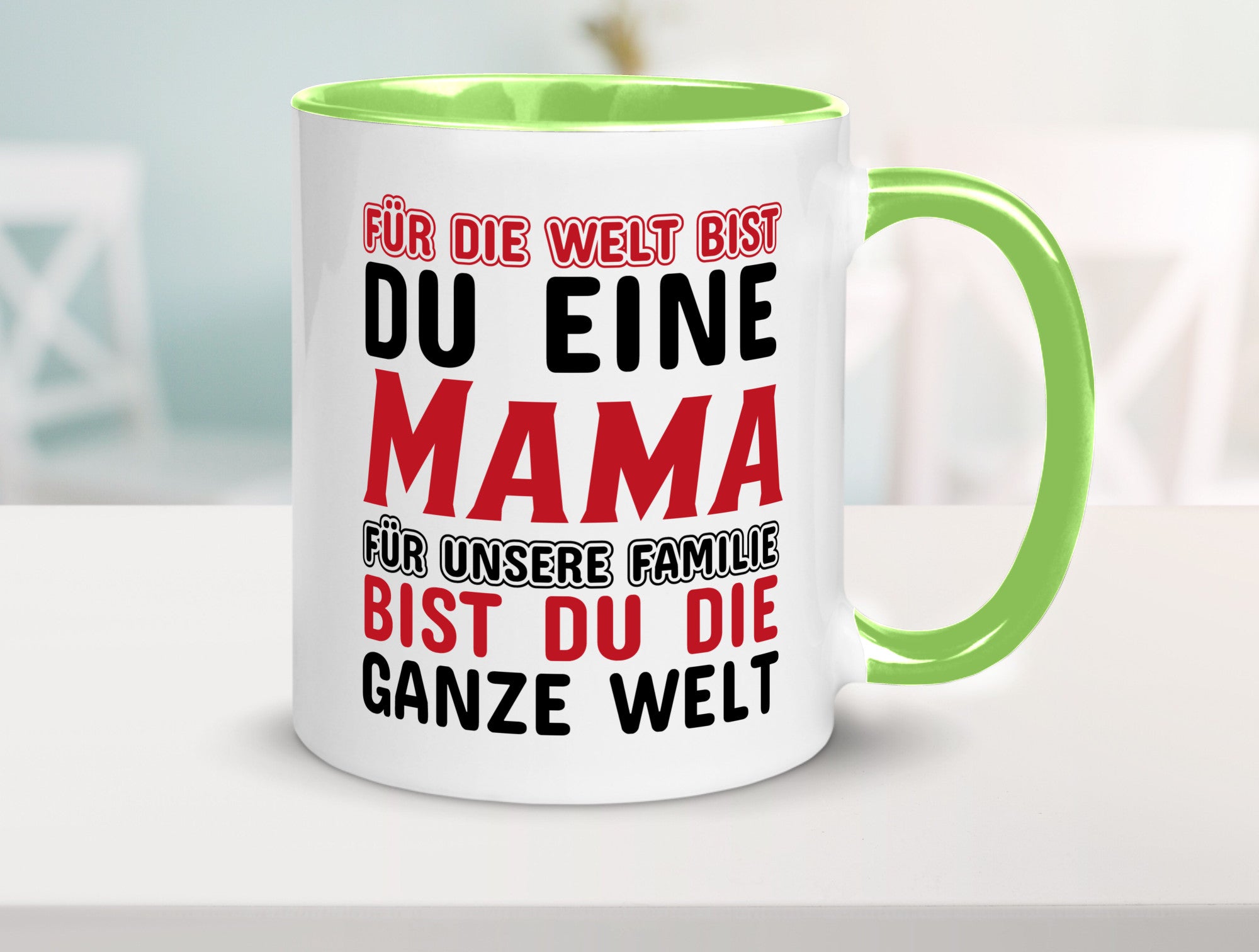 Beste mama der Welt lustiger Spruch Geschenk Familie Geschenkidee Tasse