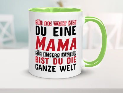 Beste mama der Welt lustiger Spruch Geschenk Familie Geschenkidee Tasse