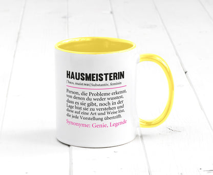 Hausmeisterin | Hauswart Beruf Spruch Humor Geschenkidee Arbeit Kollegen Büro