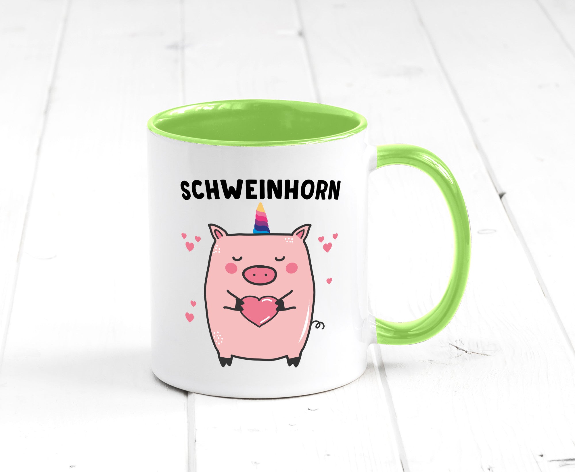 Schweinhorn lustig Humor Geschenkidee Geschenk Tasse