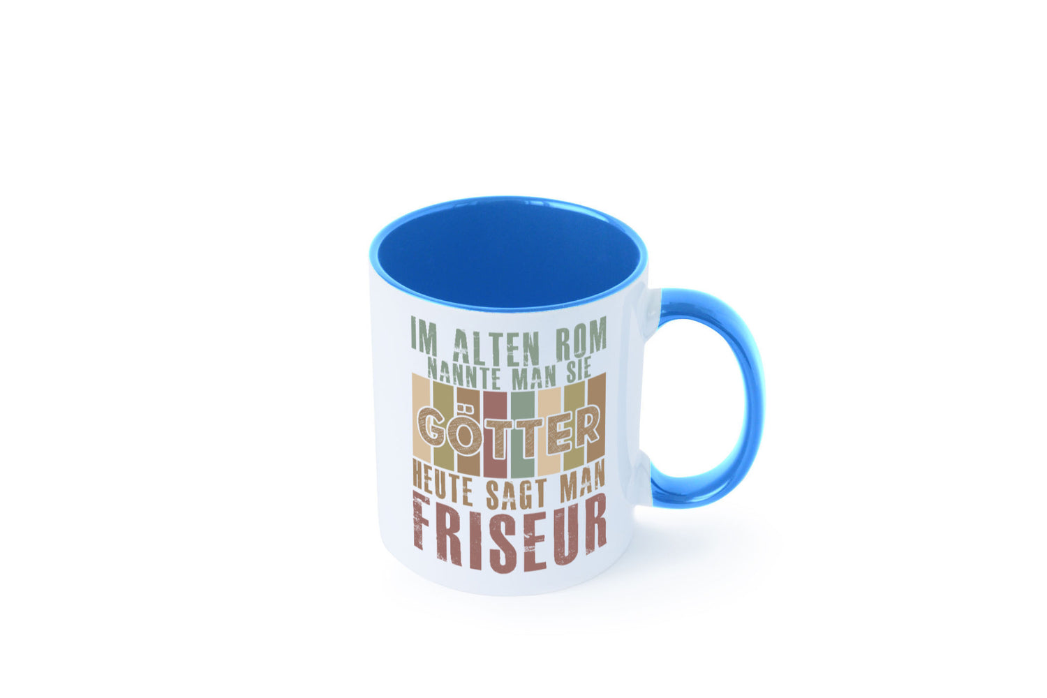 Heute sagt man: Friseur | Frisör Geschenkidee Humor Tasse