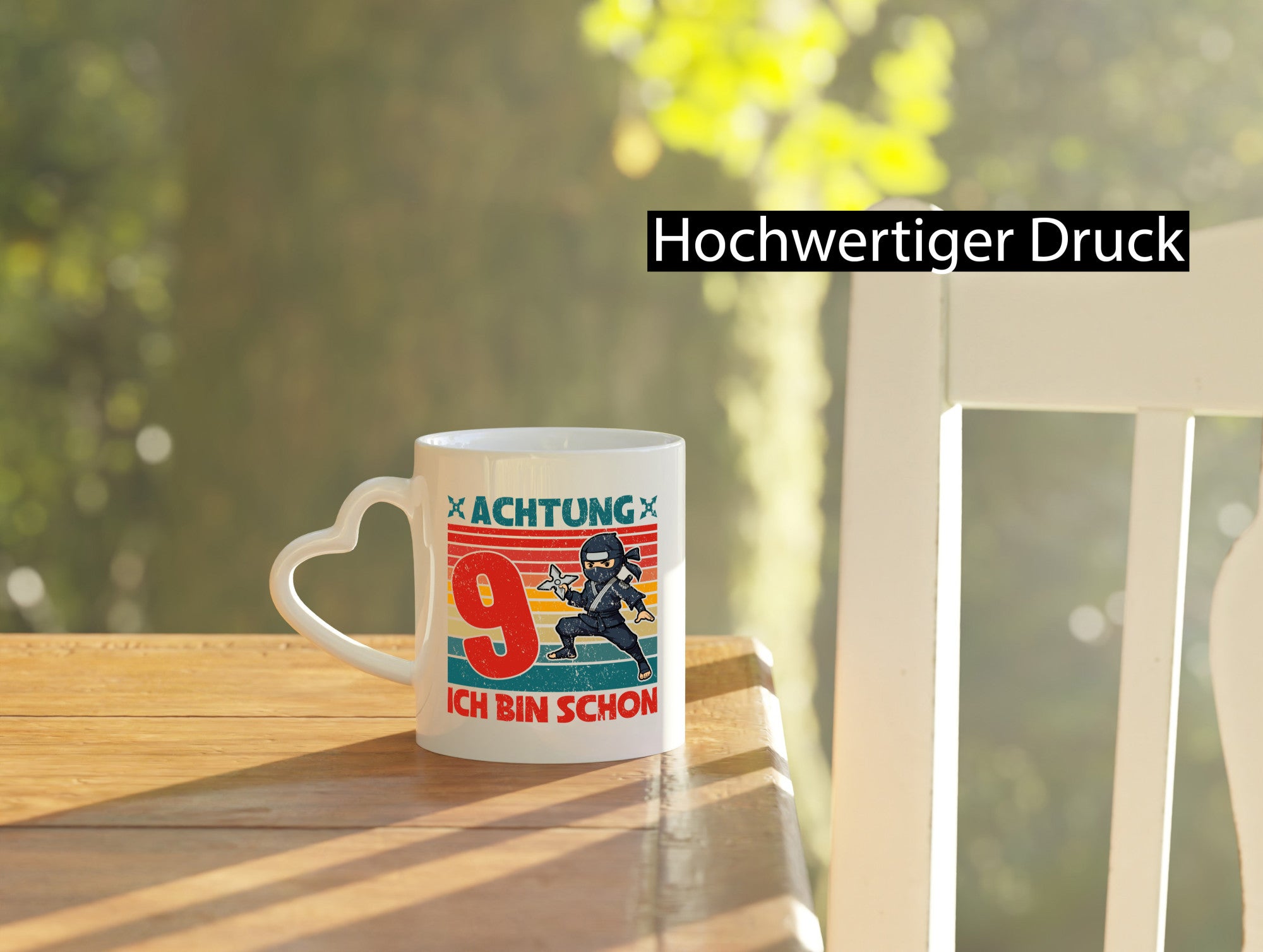 9. Geburtstag | 9 Jahre Ninja Kindergeburtstag lustig Geschenkidee Geschenk