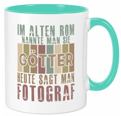 Heute sagt man: Fotograf | Fotografie Kamera Humor Geschenkidee Tasse