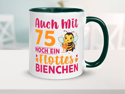 75. Geburtstag | Flottes Bienchen 75 Jahre v2 Geschenk Geschenkidee lustiger