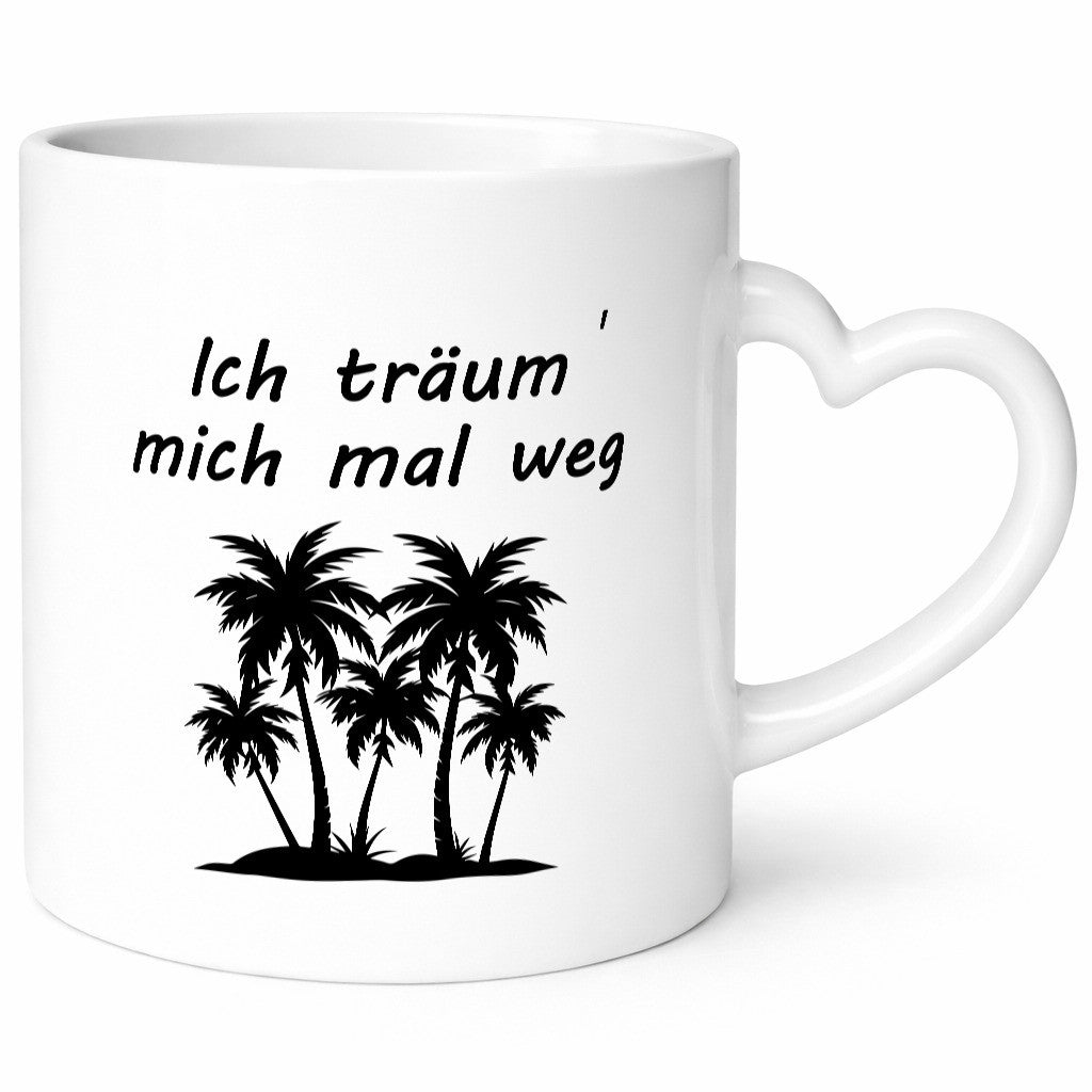 Ich Träum mich mal weg | Urlaub Palmen Strand lustig Humor Geschenkidee
