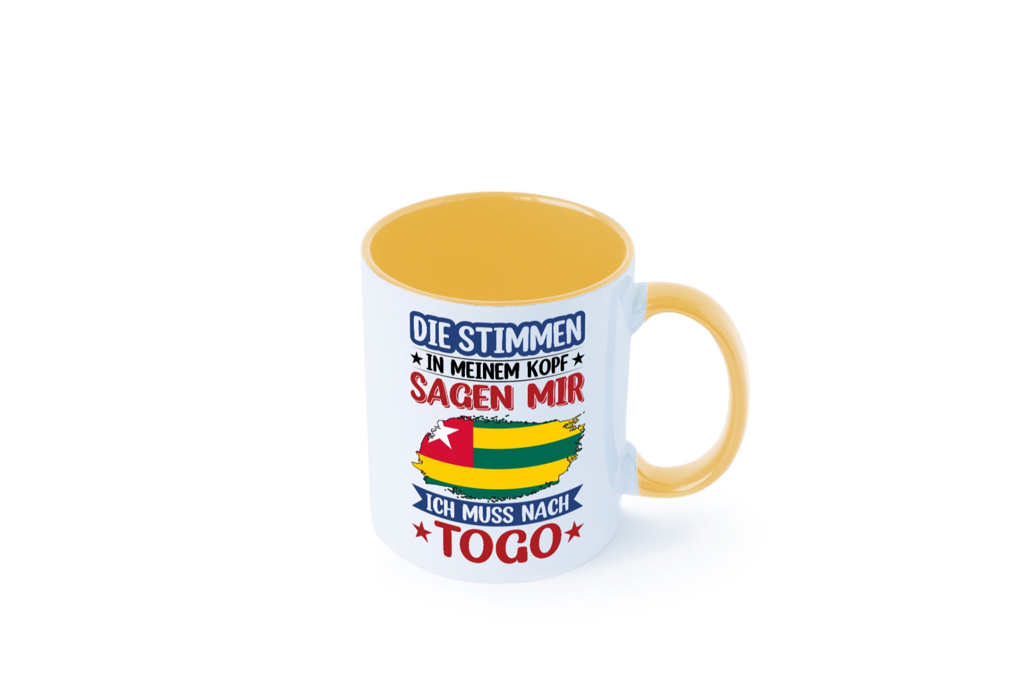 Togo | Urlaub Stimmen in meinem Kopf Traumland Humor Geschenkidee Tasse