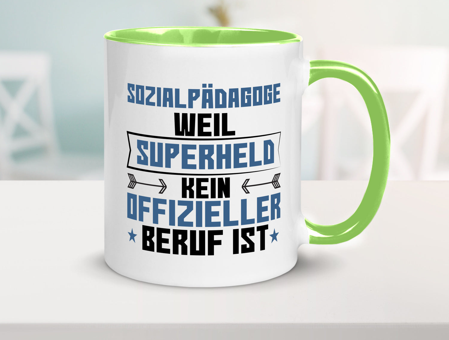 Superheld Sozialpädagoge | Pädagoge lustig Humor Geschenkidee Geschenk Tasse