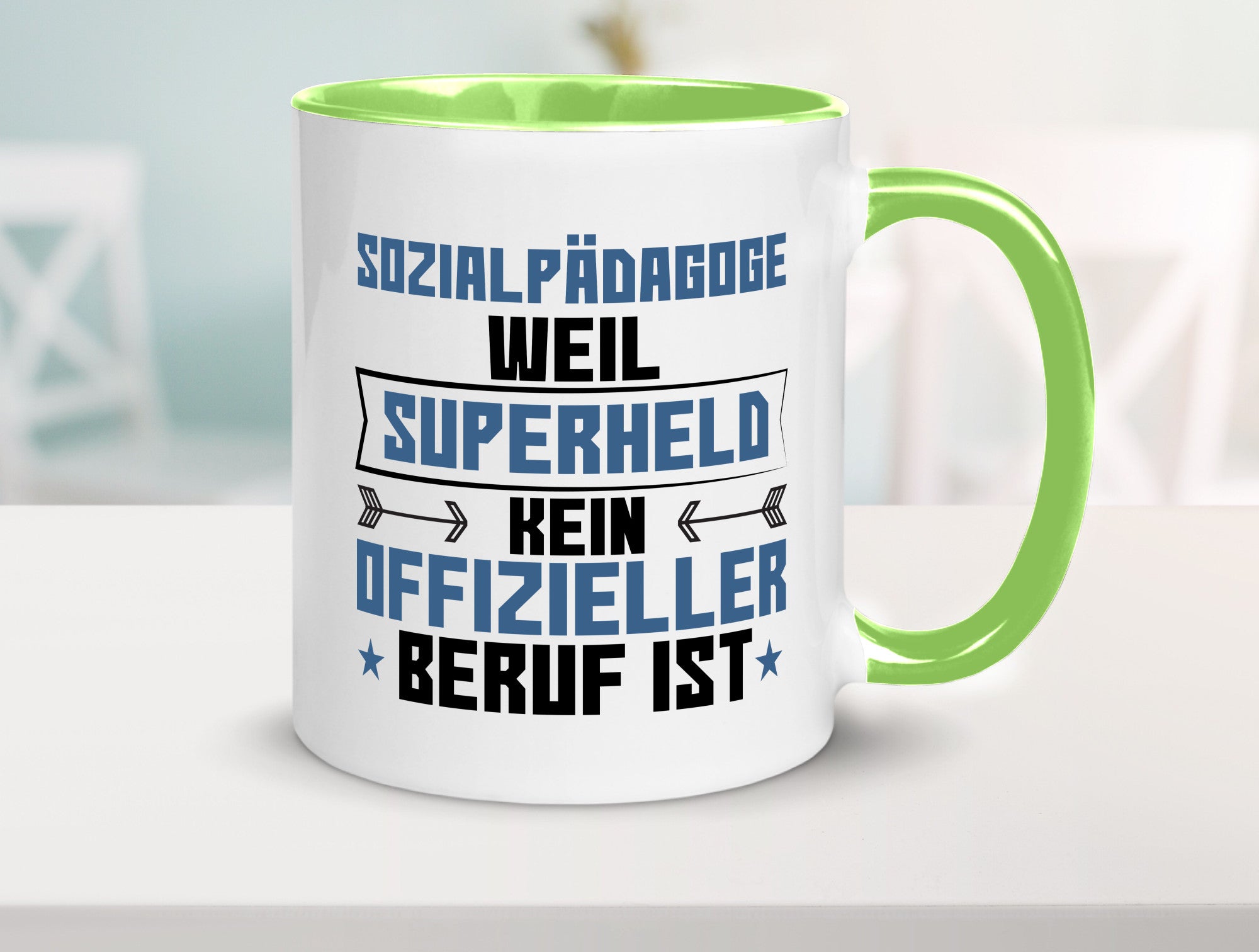 Superheld Sozialpädagoge | Pädagoge lustig Humor Geschenkidee Geschenk Tasse