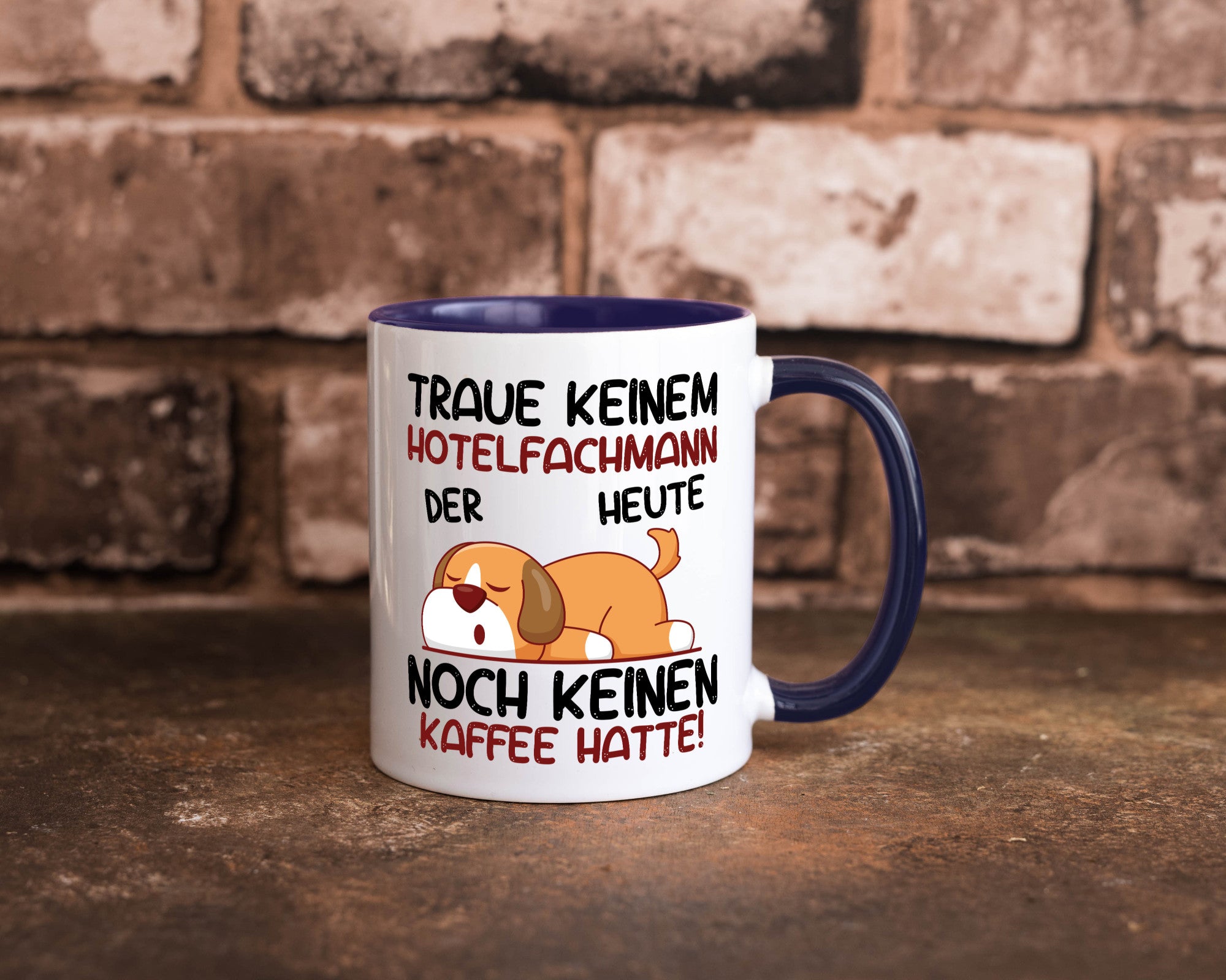 Traue keinem Hotelfachmann |Hotel lustig Humor Geschenkidee Geschenk Tasse