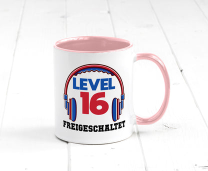 Level 16 Freigeschaltet | 16. geburtstag Gamer lustig Geschenkidee Geschenk