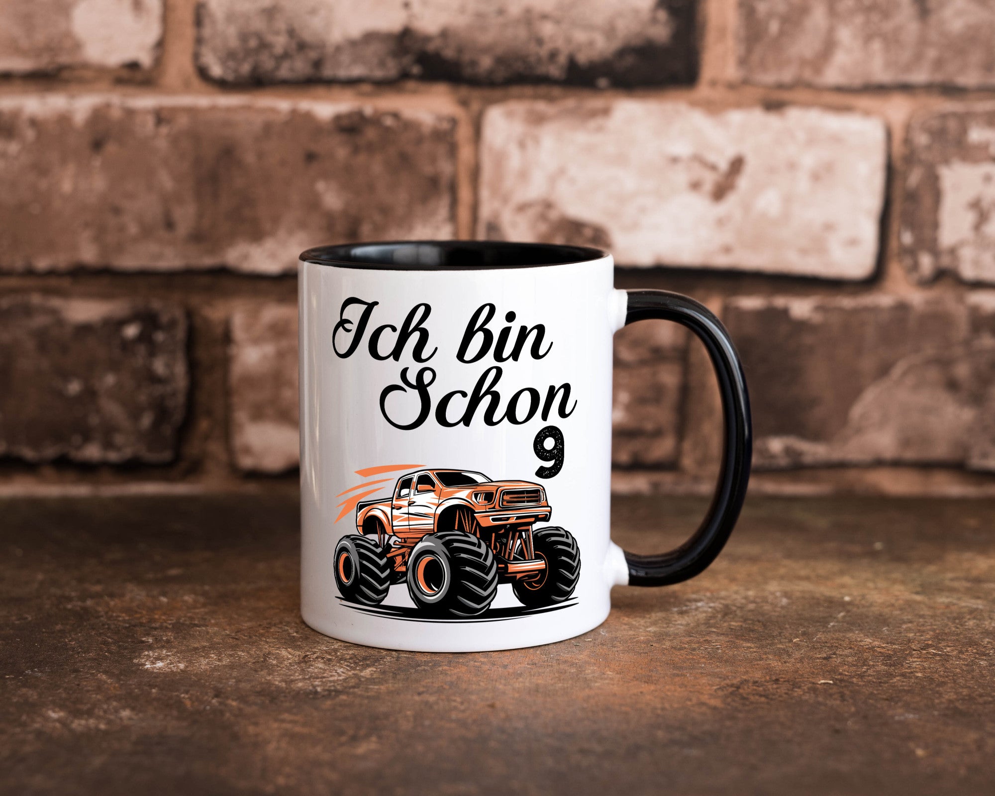 9. Geburtstag | Monster truck 9 Jahre lustiger Spruch Geschenk Geschenkidee
