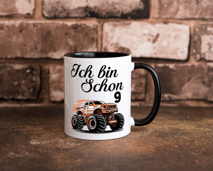 9. Geburtstag | Monster truck 9 Jahre lustiger Spruch Geschenk Geschenkidee