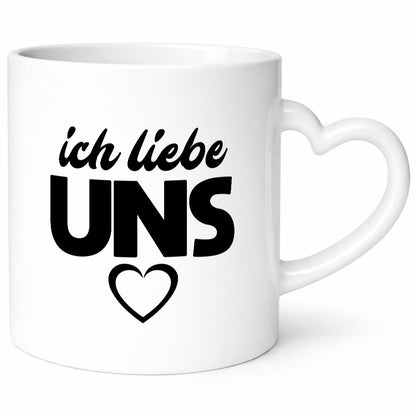 Ich liebe uns | Paar Beziehung Geschenkidee Humor Tasse
