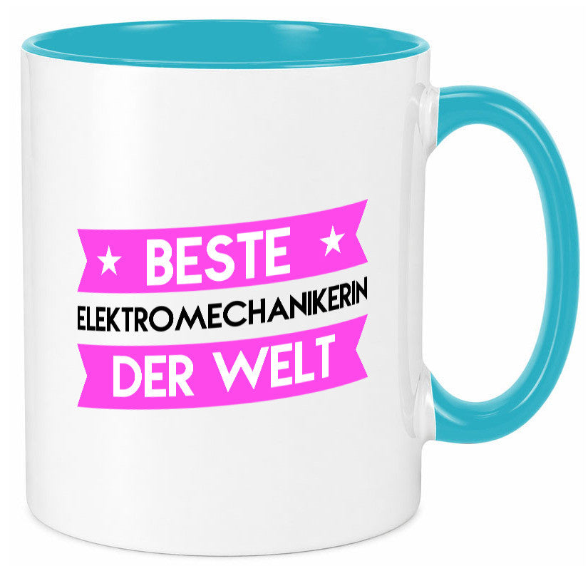 Beste Elektromechanikerin | Mechanikerin Humor Geschenkidee Tasse