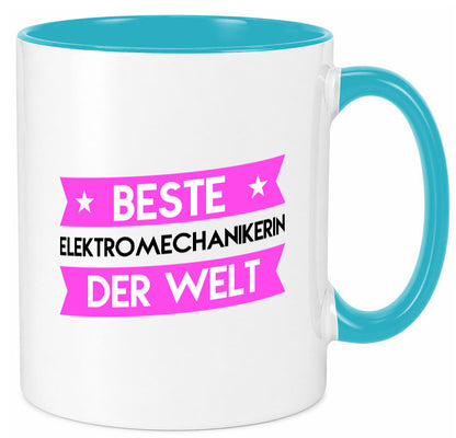 Beste Elektromechanikerin | Mechanikerin Humor Geschenkidee Tasse