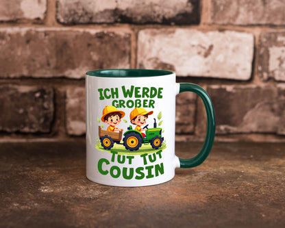 Ich werde Großer Cousin | Familie Bauer lustiger Spruch Geschenk Geschenkidee