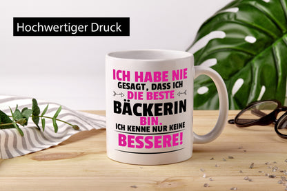 Die Beste Bäckerin | Bäckerei Frauen Backen lustig Humor Geschenkidee Geschenk