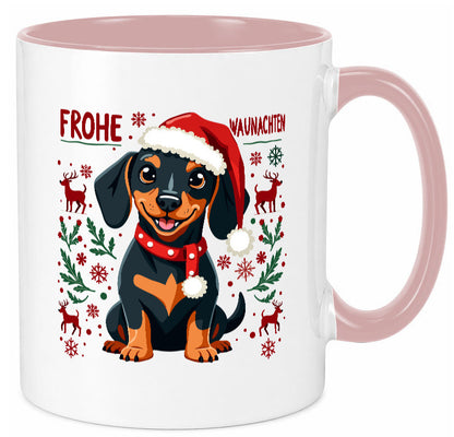 Frohe Waunachten | Ugly Christmas Weihnachtshund v2 Humor Tierliebhaber