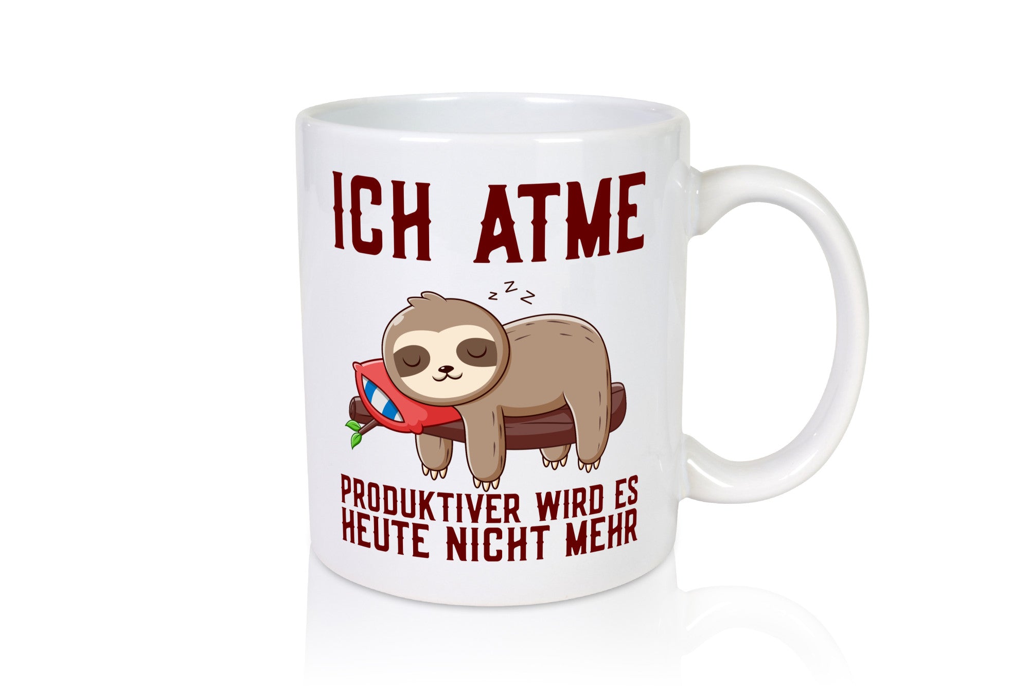 Ich atme | Faultier Faulpelz unproduktiv Schlafen Humor Tierliebhaber
