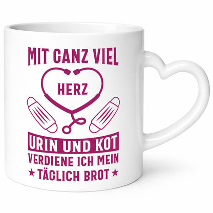 Herz, Urin, Kot, damit verdien ich mein Brot | Stethoskop Geschenk Humor