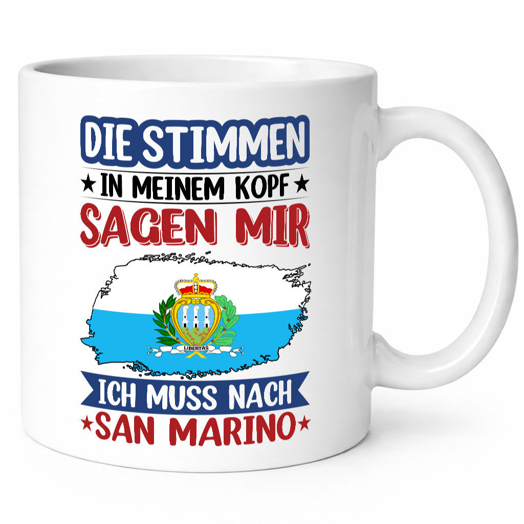 San Marino | Urlaub Stimmen in meinem Kopf Traumland v2 lustiger Spruch